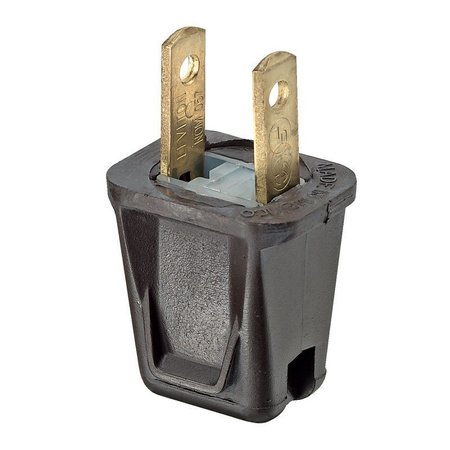 LEVITON Easy 2Wire Plug Brwn 2Pk C30-00123-000